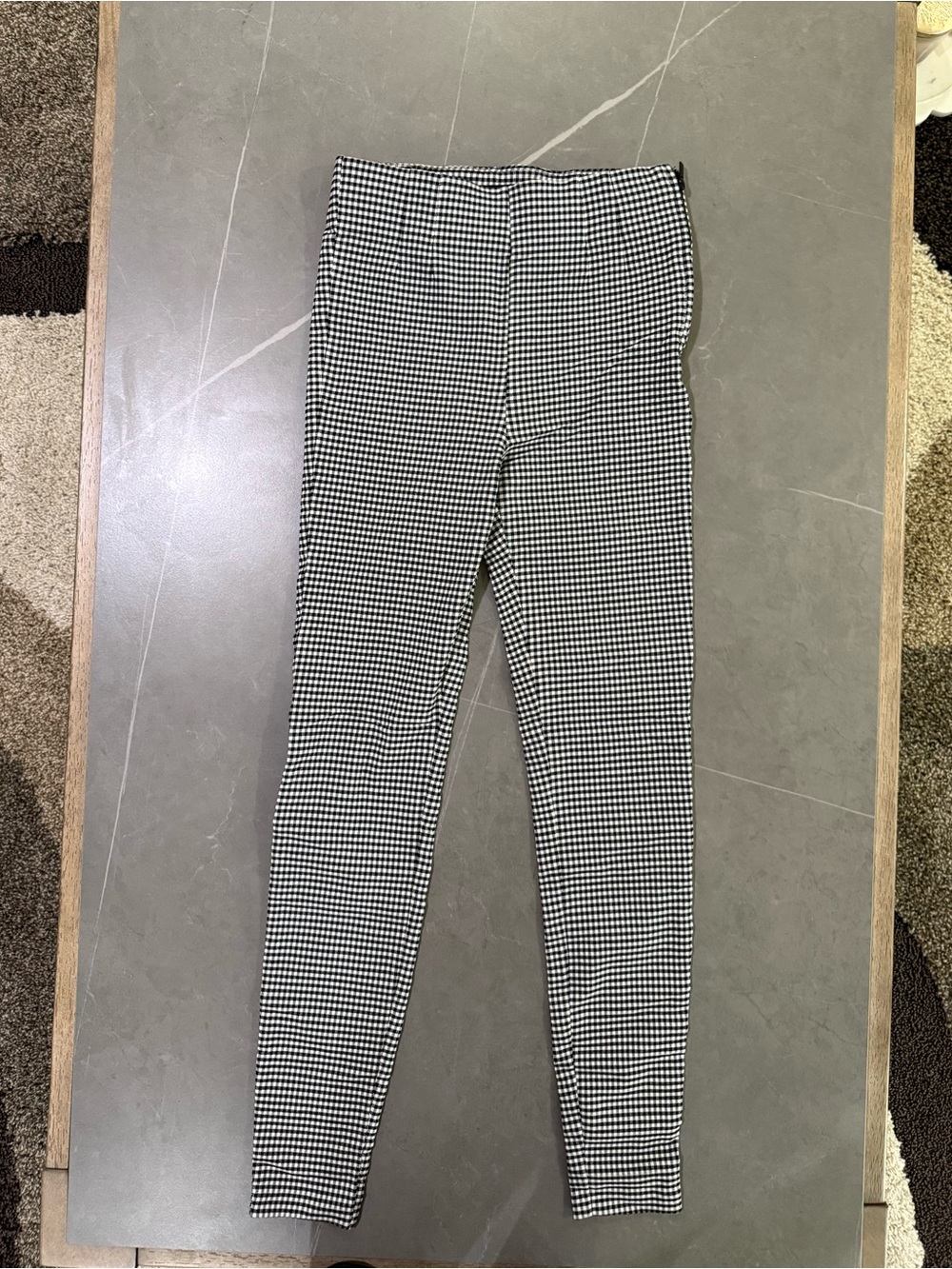 Zara Black & White Gingham pants